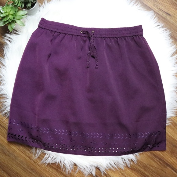 J. Crew Dresses & Skirts - NEW J. Crew Laser Cut Drawstring Skirt